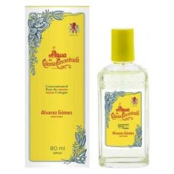 Agua De Colonia Concentrada Concentrated Eau De Cologne Vaporizador 80 Ml
