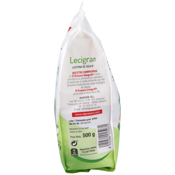 Granero Alimentacion Lecigran Ip/No Gmo Bolsa 500G