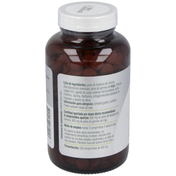 Levager Lev.Cerveza Y Germen Trigo 500Comp.