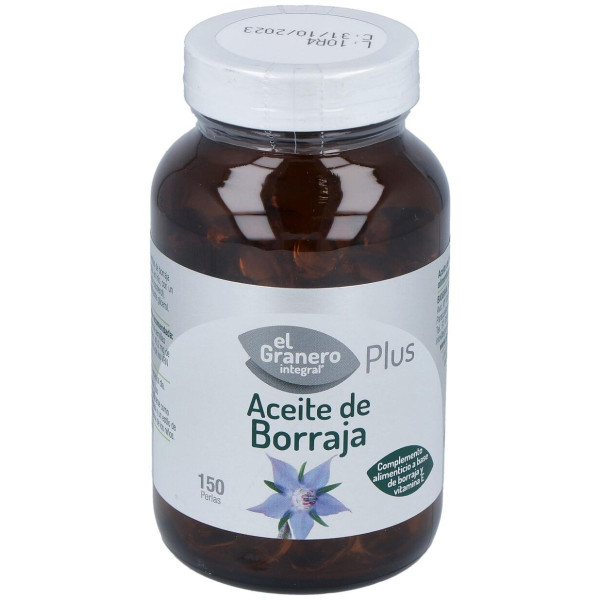 El Granero Aceite De Borraja 500Mg Primera Presión En Frío 150 Perlas