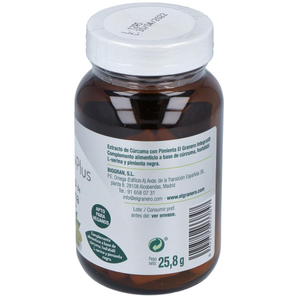 El Granero Ext Curcuma Pimienta 60Caps