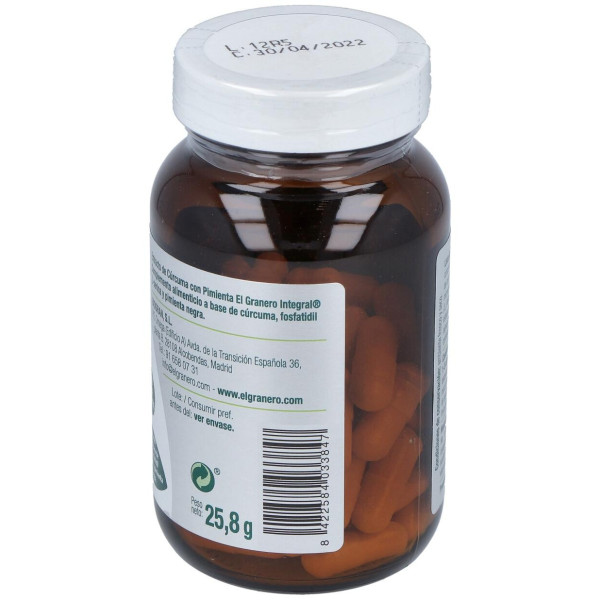 El Granero Ext Curcuma Pimienta 60Caps