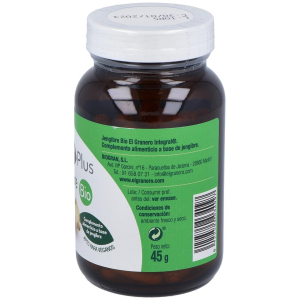 Granero Complemento Jengibre Bio 90 Caps