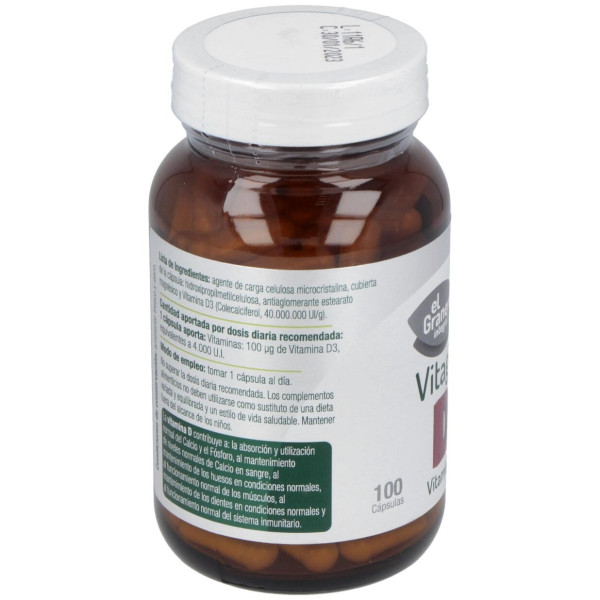 El Granero Vitagran D3 100Caps