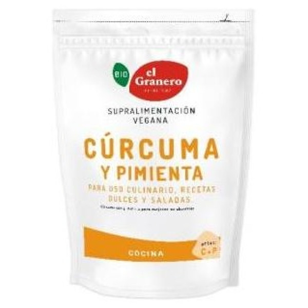 Curcuma Y Pimienta Superalimento Bio 200Gr.
