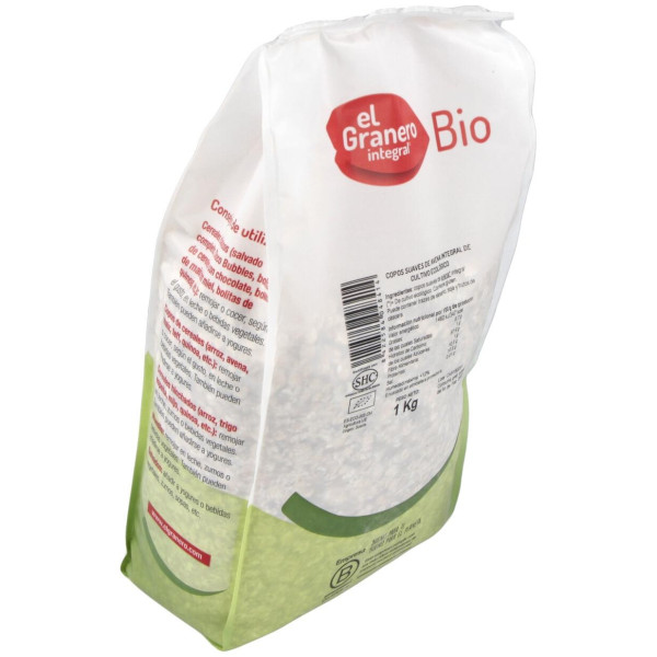 Granero Alimentacion Copos Avena Suaves Integrales Bio 1Kg