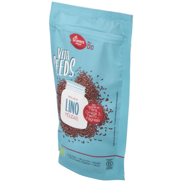 El Ganero Integal Lino Molido Vitaseeds Bio 300 G
