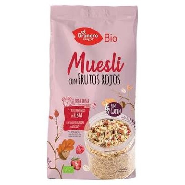 El Granero Integral Muesli Frutos Rojos Sin Gluten 375G