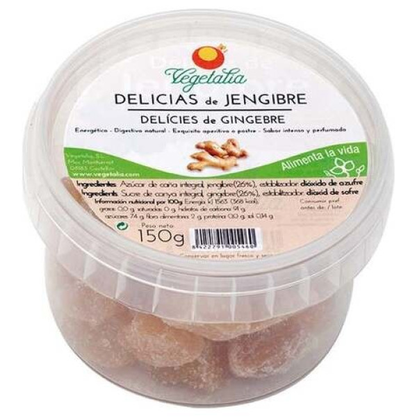 Delicias De Jengibre Caramelos De Goma 150Gr.