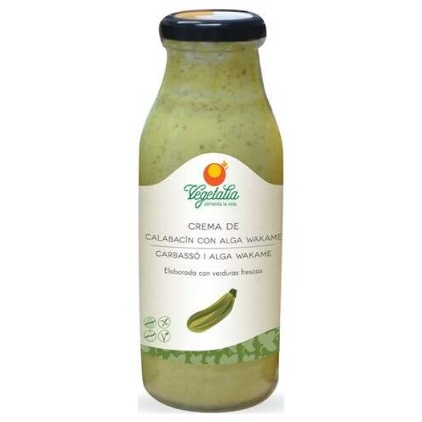Crema De Calabacin Con Alga Wakame 500Ml. Bio