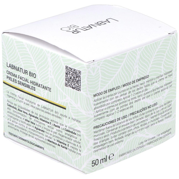 Labnatur Bio Crema Facial Hidratante Pieles Sensibles 50Ml