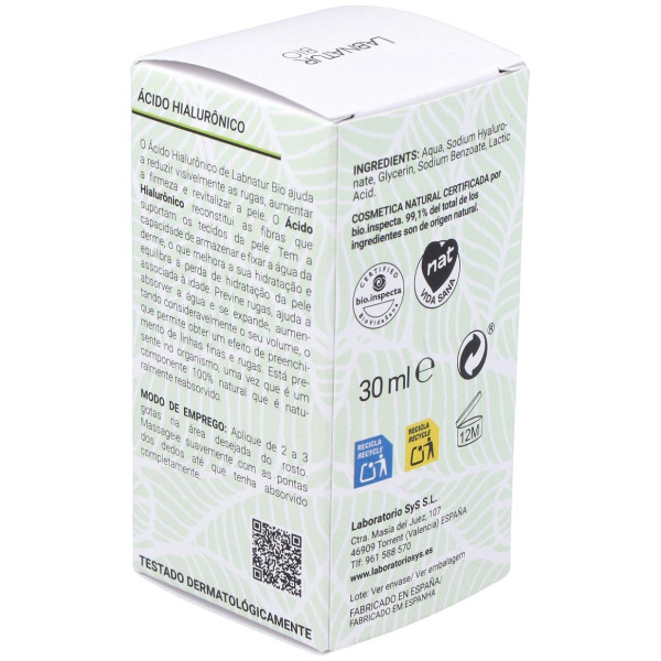 Labnatur Bio Acido Hialuronico Liquido 30Ml