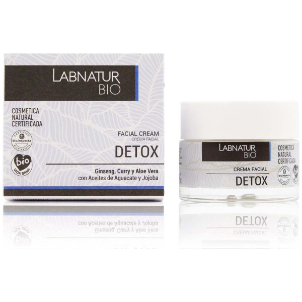 Labnatur Bio Crema Facial Detox Aguacate Jojoba Ginseng 50Ml