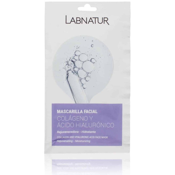 Labnatur Bio Mascarilla Facial Colágeno Y Ácido Hialurónico 15Ml