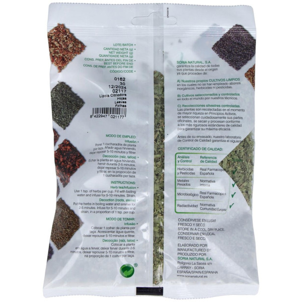 Soria Natural Infusion Hierba Luisa 30G