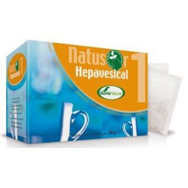Soria Natural Natusor 01 - Hepavesical 20 Filtros