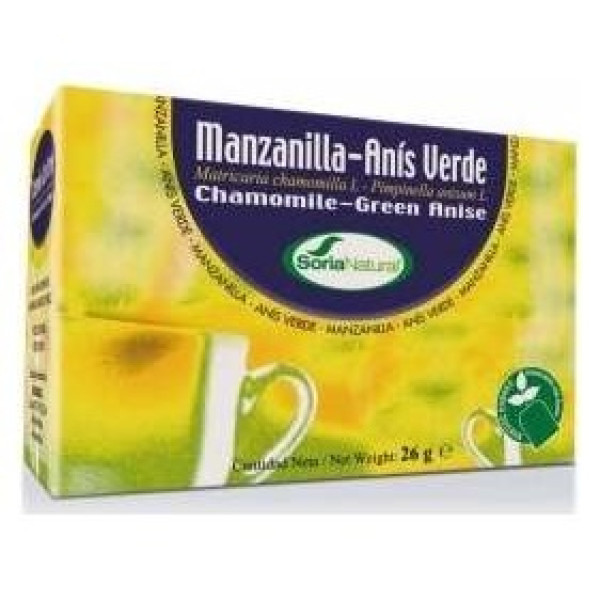 Soria Natural Manzanilla Con Anís Infusión 20 Filtros