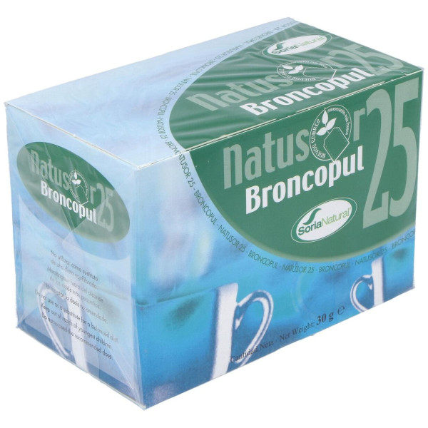 Soria Natural Natusor 25 - Broncopul 20 Filtros