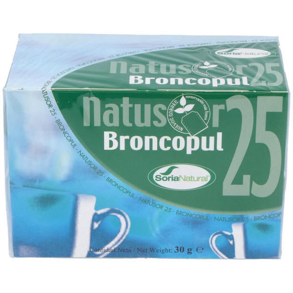 Soria Natural Natusor 25 - Broncopul 20 Filtros