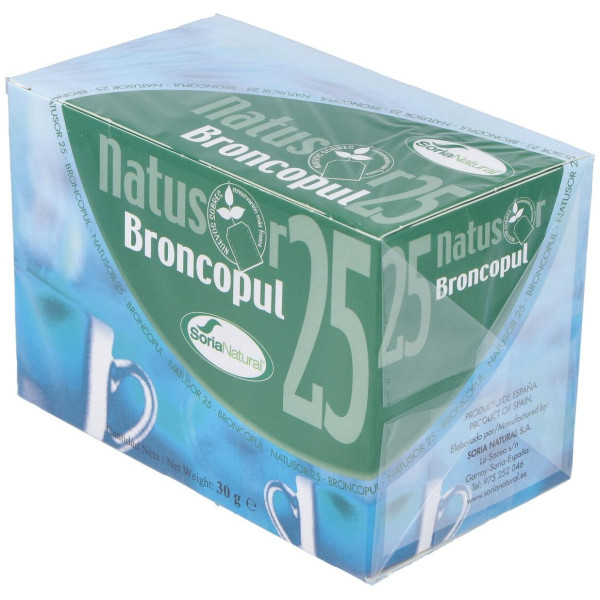Soria Natural Natusor 25 - Broncopul 20 Filtros