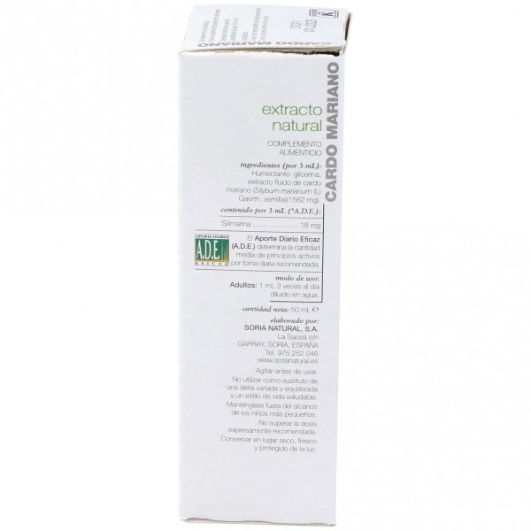 Soria Natural Cardo Mariano Extracto 50Ml