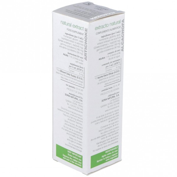 Soria Natural Alcachofa Extracto Glicerinado 50Ml