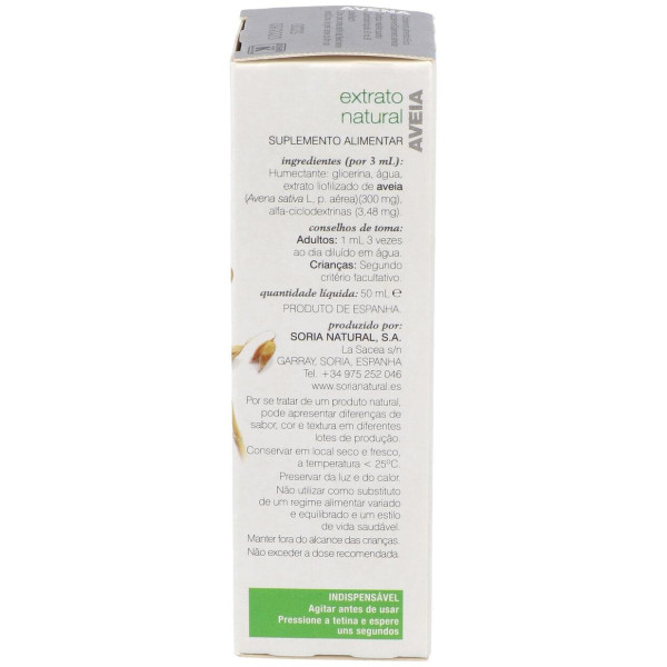 Soria Natural Ext. Avena Glicerinado Xxl 50Ml