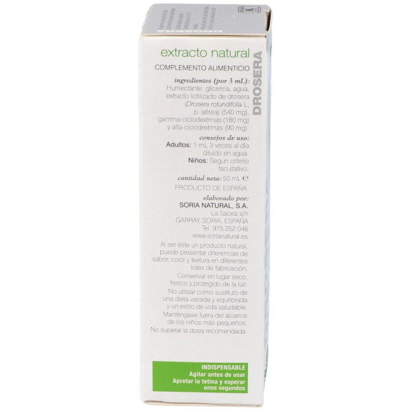 Soria Natural Drosera Extracto 50Ml