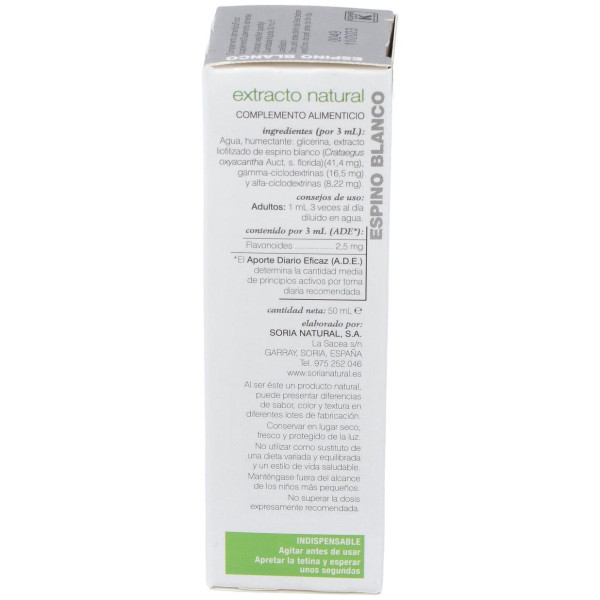 Soria Natural Espino Blanco Extracto Glicólico 50Ml