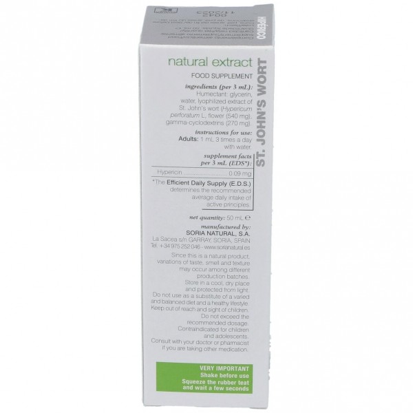 Soria Natural Hiperico Extracto Glicerinado 50Ml