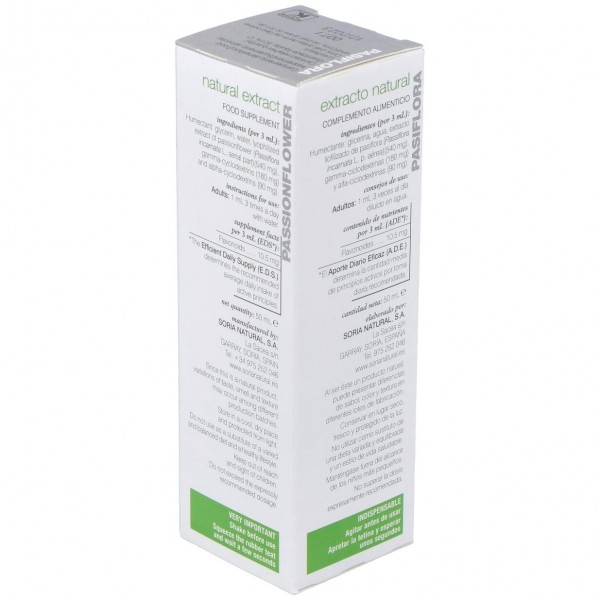 Soria Natural Pasiflora Extracto Glicerinado 50Ml