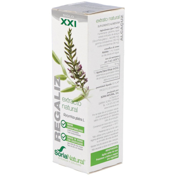 Extracto Regaliz Xxi 50 Ml Soria Natural