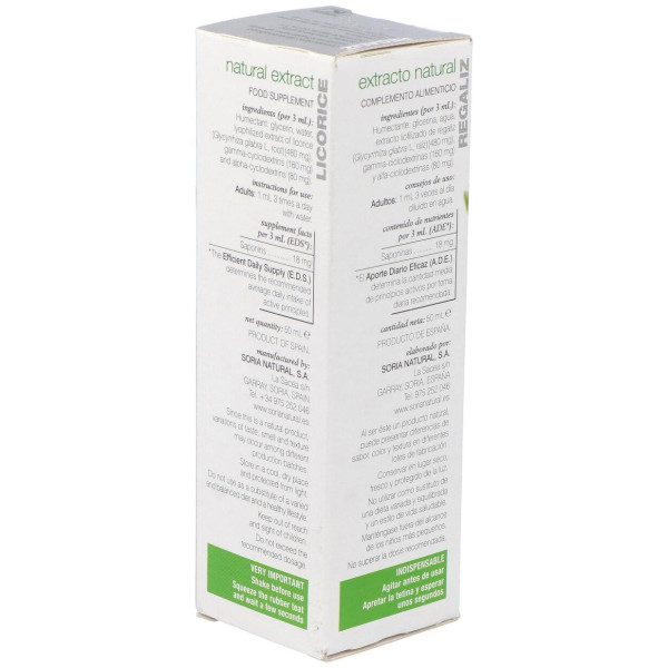 Extracto Regaliz Xxi 50 Ml Soria Natural