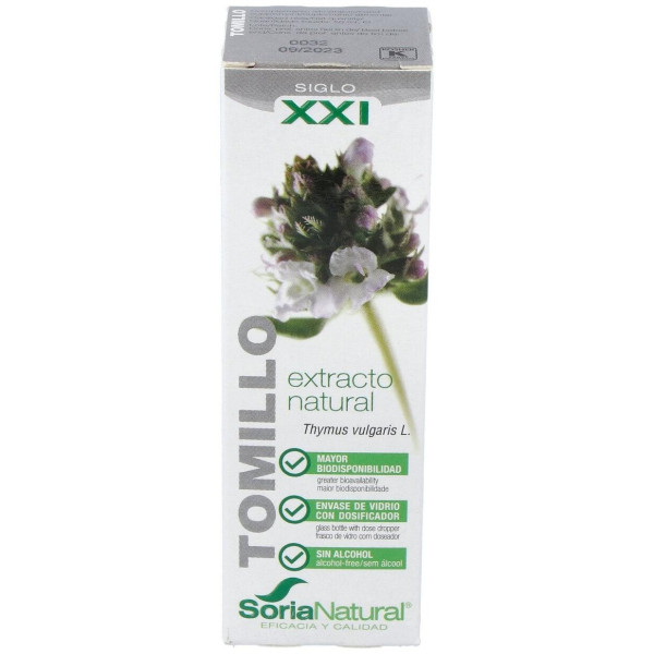 Extracto Tomillo Xxi 50 Ml Soria Natural