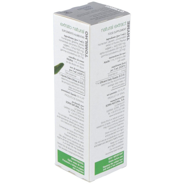 Extracto Tomillo Xxi 50 Ml Soria Natural