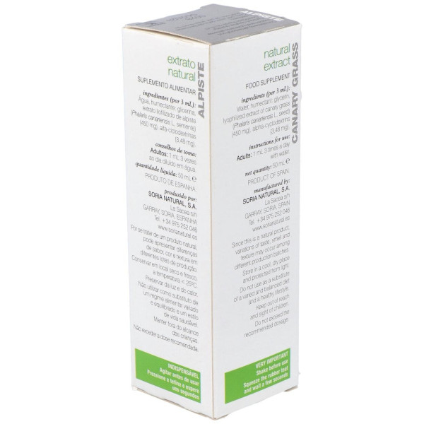 Soria Natural Extracto De Alpiste 50Ml