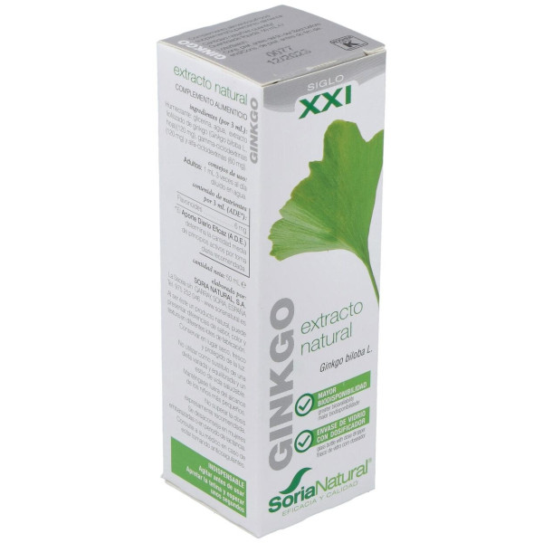 Soria Natural Siglo Xxi Ginkgo Para La Circulación 50Ml