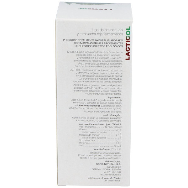 Lacticol Ecologico Jugo De Chucrut 200Ml