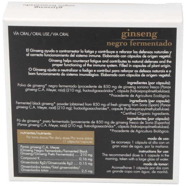Ginseng Negro Fermentado 24Cap.