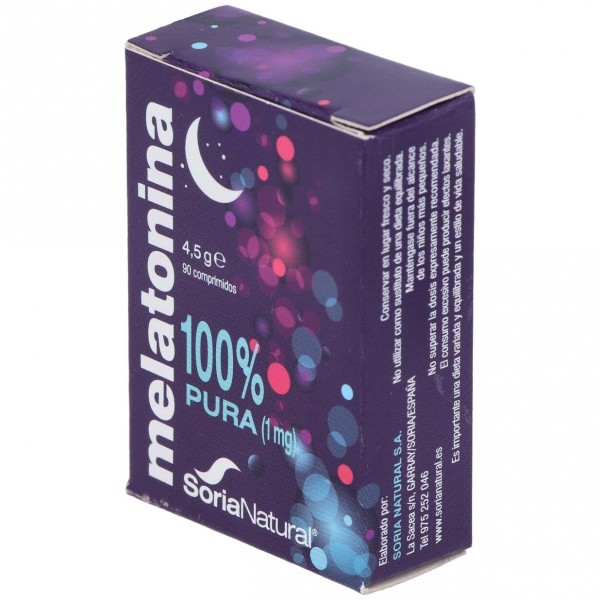 Pharmasor Melatonina 100% Pura 1Mg 90Comp 2