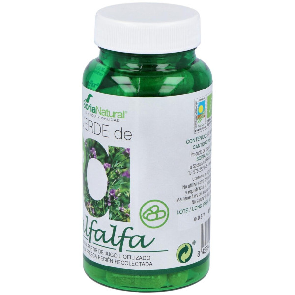 Soria Natural Verde De Alfalfa Bio 80Caps