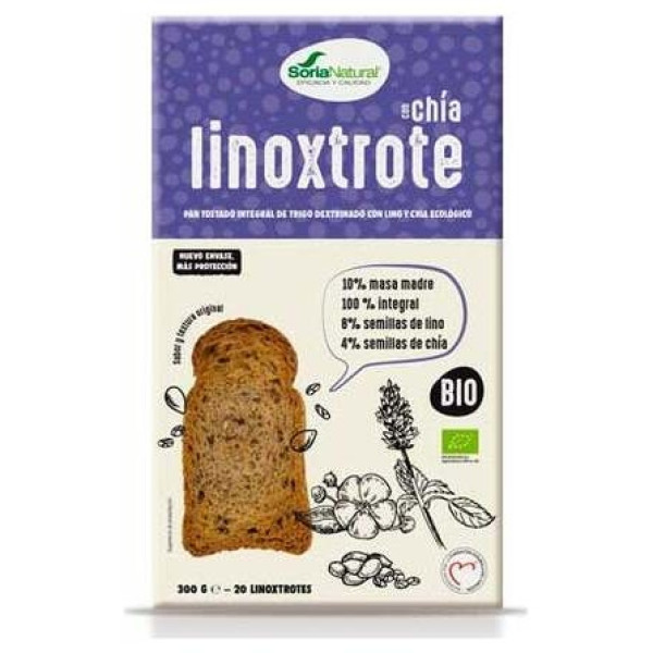 Biscote Linoxtrote Integral Con Lino-Chia 300G Bio