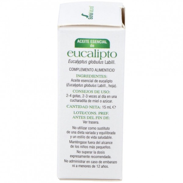 Soria Natural Aceite Esencial De Eucalipto 15Ml