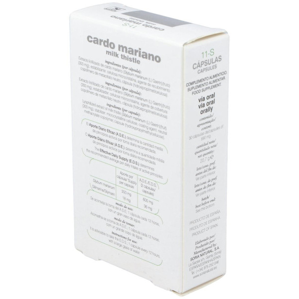 Soria Natural 11-S Cardo Mariano 30Cáps