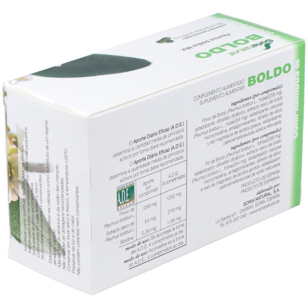 Soria Natural Boldo Comprimidos 60Comp