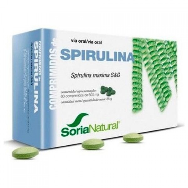 Soria Natural Spirulina 60 Comprimidos