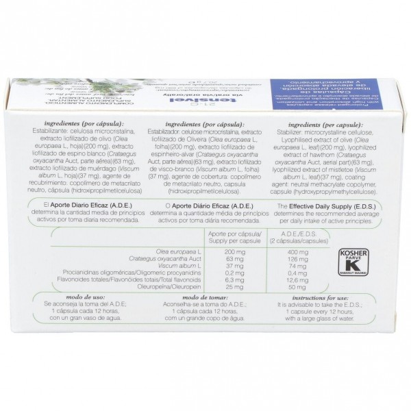 Cap.C-21 Tensivel Xxi Olivo+Esp. Blanco 30Cap.