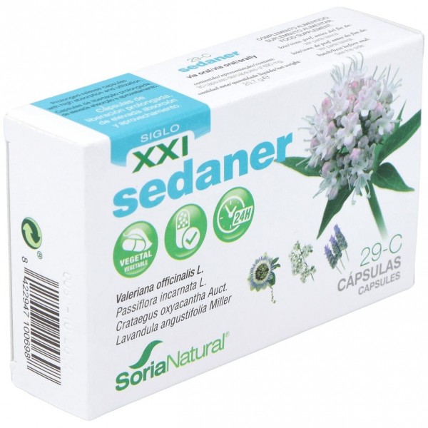 Soria Natural Sedaner 29-C 30 Caps Libre Prolongación