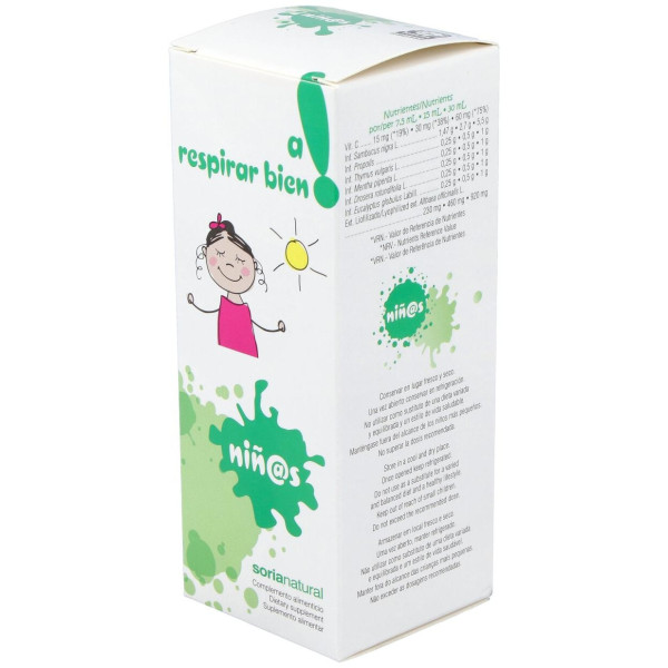 Xarope Infantil Soria Natural Para Respirar Bem 150Ml
