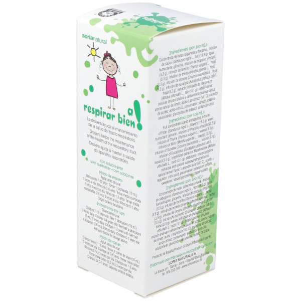 Xarope Infantil Soria Natural Para Respirar Bem 150Ml